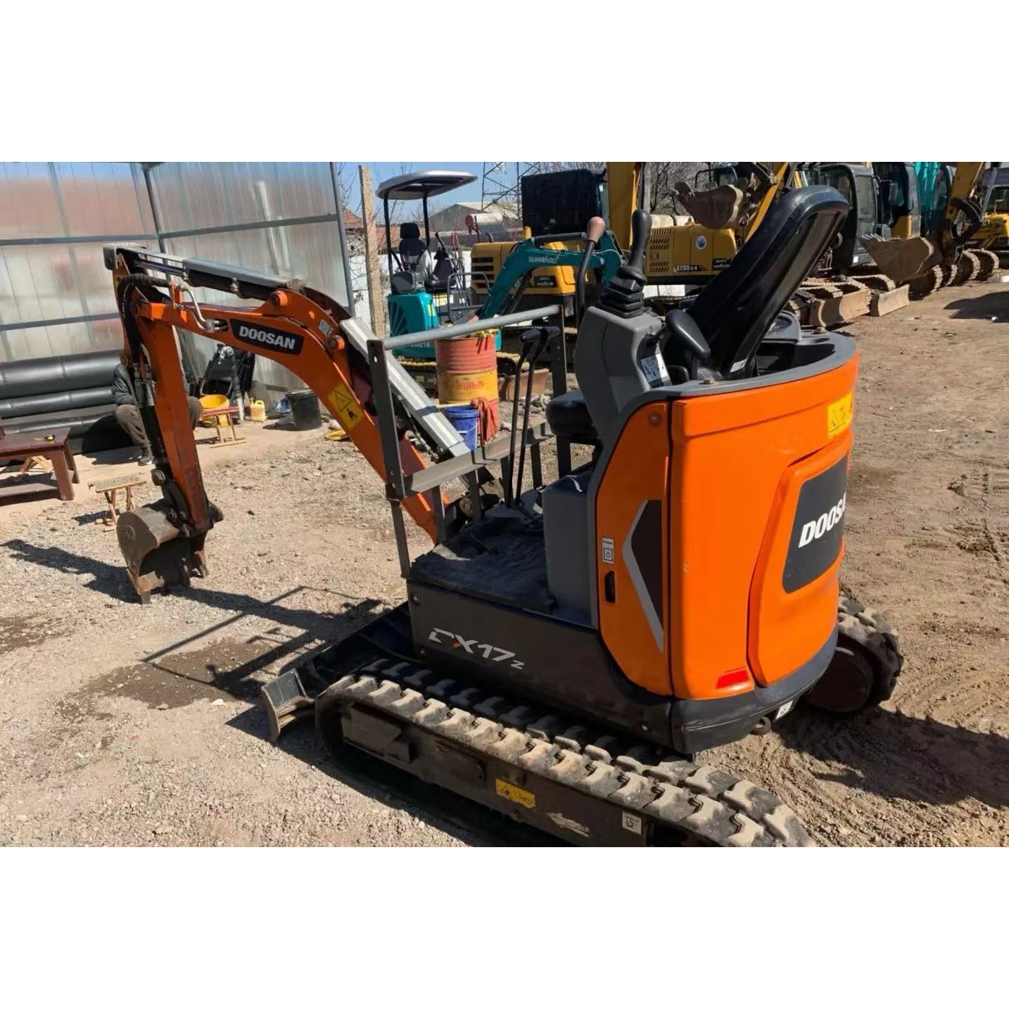 Used Doosan DX17 excavator